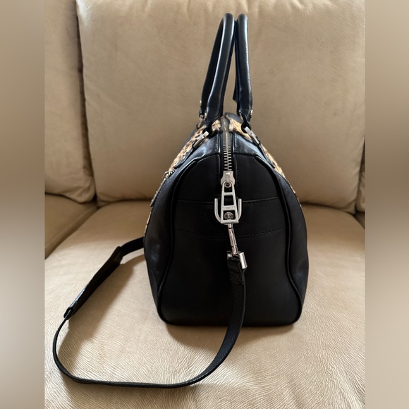 Zadig & Voltaire Black and Leopard Satchel - Picture 3 of 16